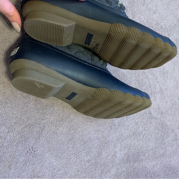 Sperry | Navy Blue Duck Boots Rain 6.5 - Picture 5 of 8